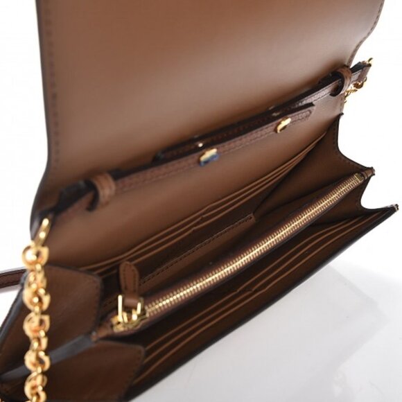 NWT BURBERRY HOUSE CHECK DERBY LEATHER CANVAS HENLEY CROSSBODY BAG CLUTCH - Picture 6 of 10